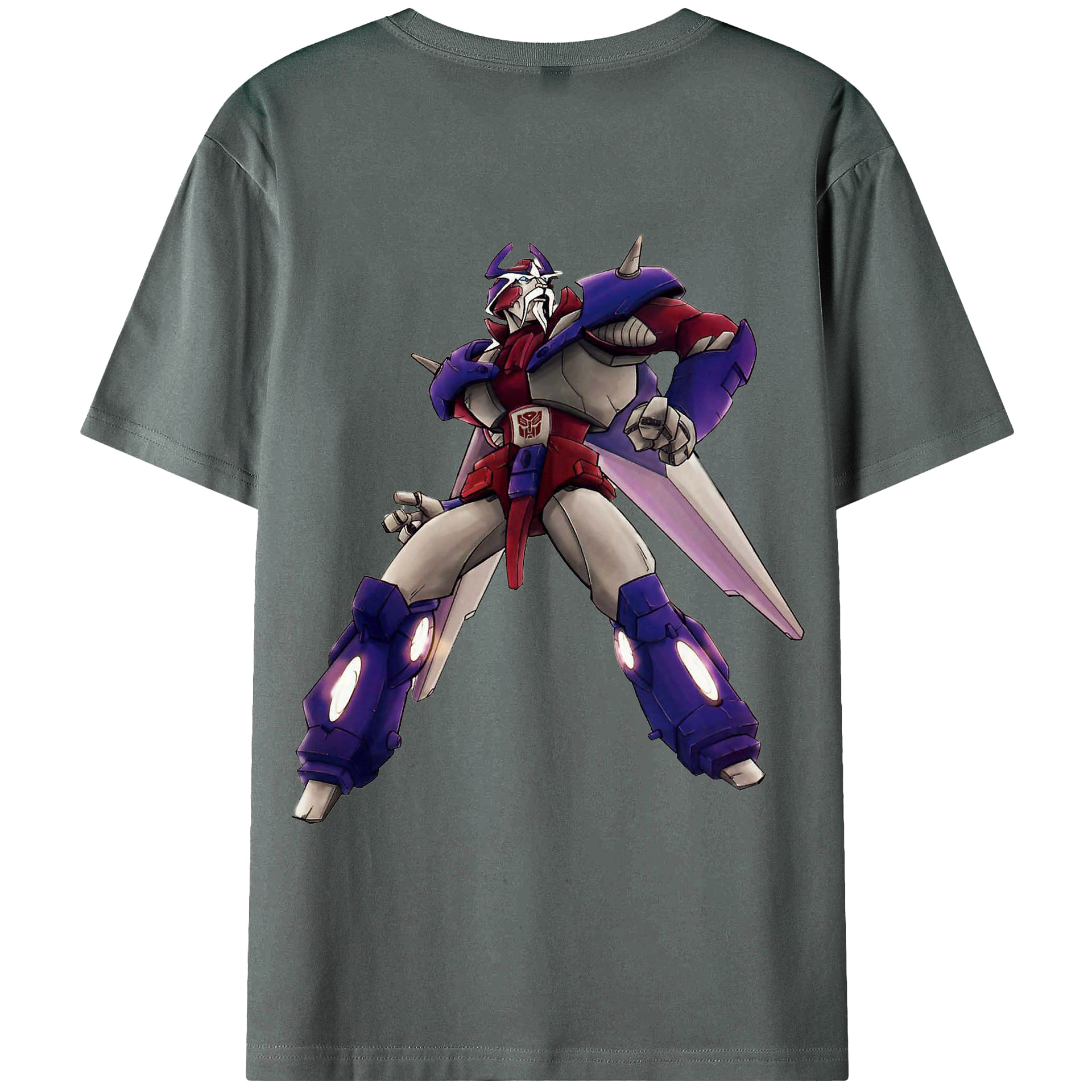 （画像用）  綿100％ メンズ半袖Tシャツ（バックプリント） 通気性